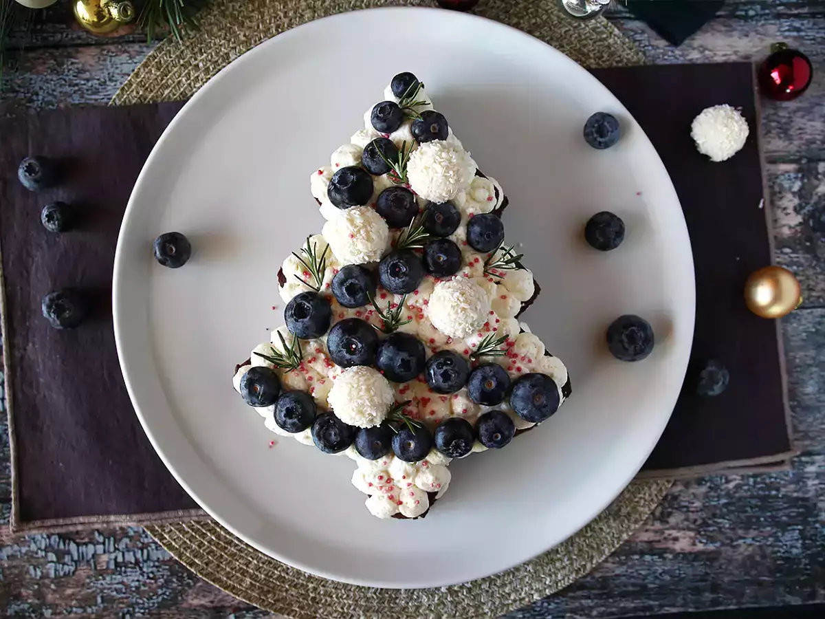 Recept Koláč s vánočním stromkem: jediný recept, který může nahradit poleno!