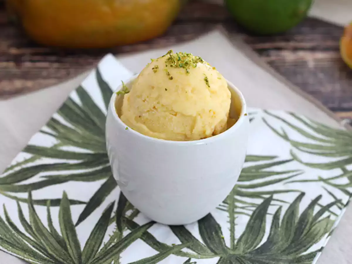 Recept Mangová zmrzlina bez zmrzlinovače