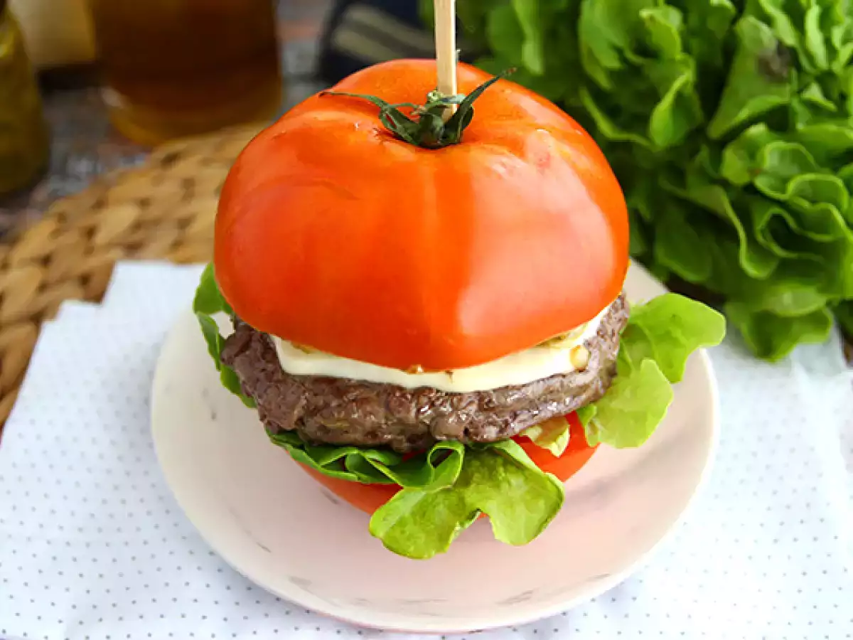 Recept Rajčatový burger