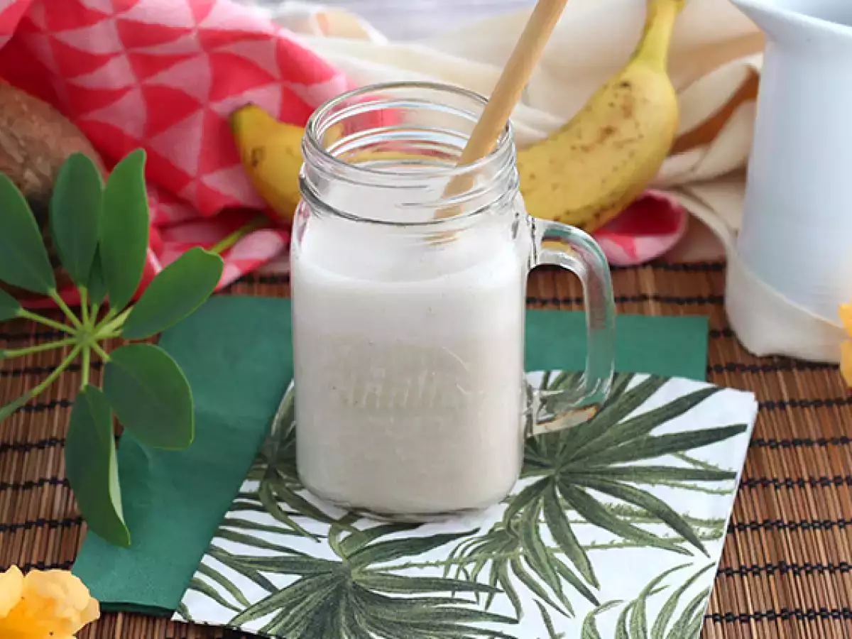 Recept Veganský banánový koktejl