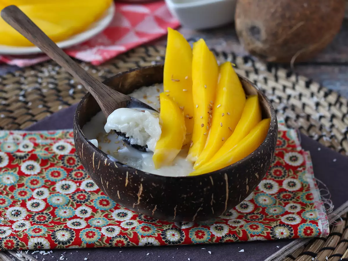 Recept Mango sticky rice, super uklidňující thajský dezert