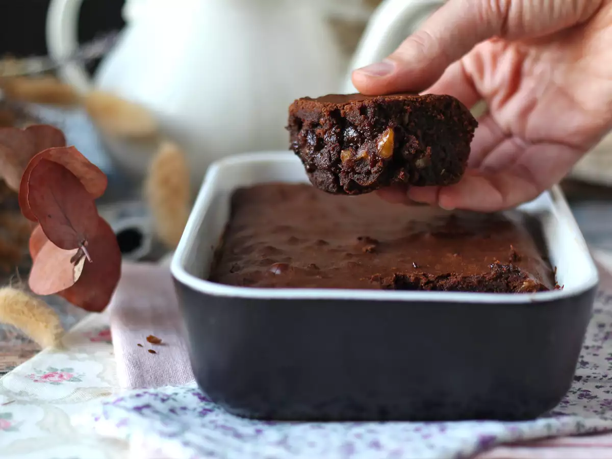 Recept Čokoládové brownies s ořechy v air fryeru