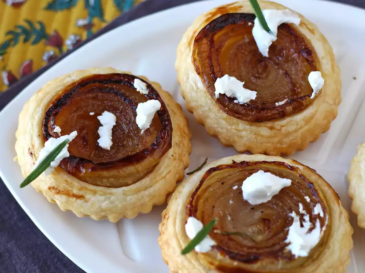 Recept Cibulové tartaletky tatin