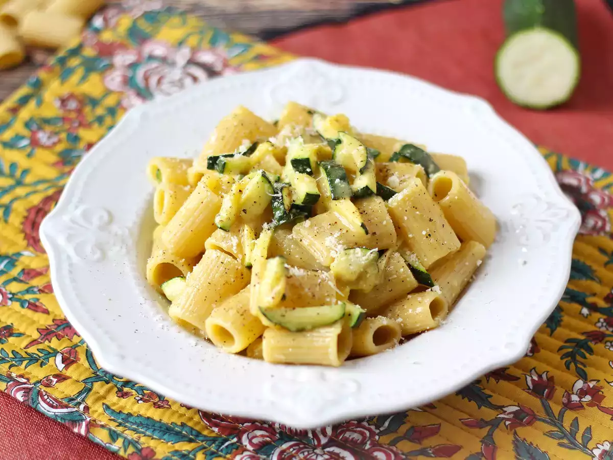 Recept Cuketa carbonara: snadno připravitelný vegetariánský recept