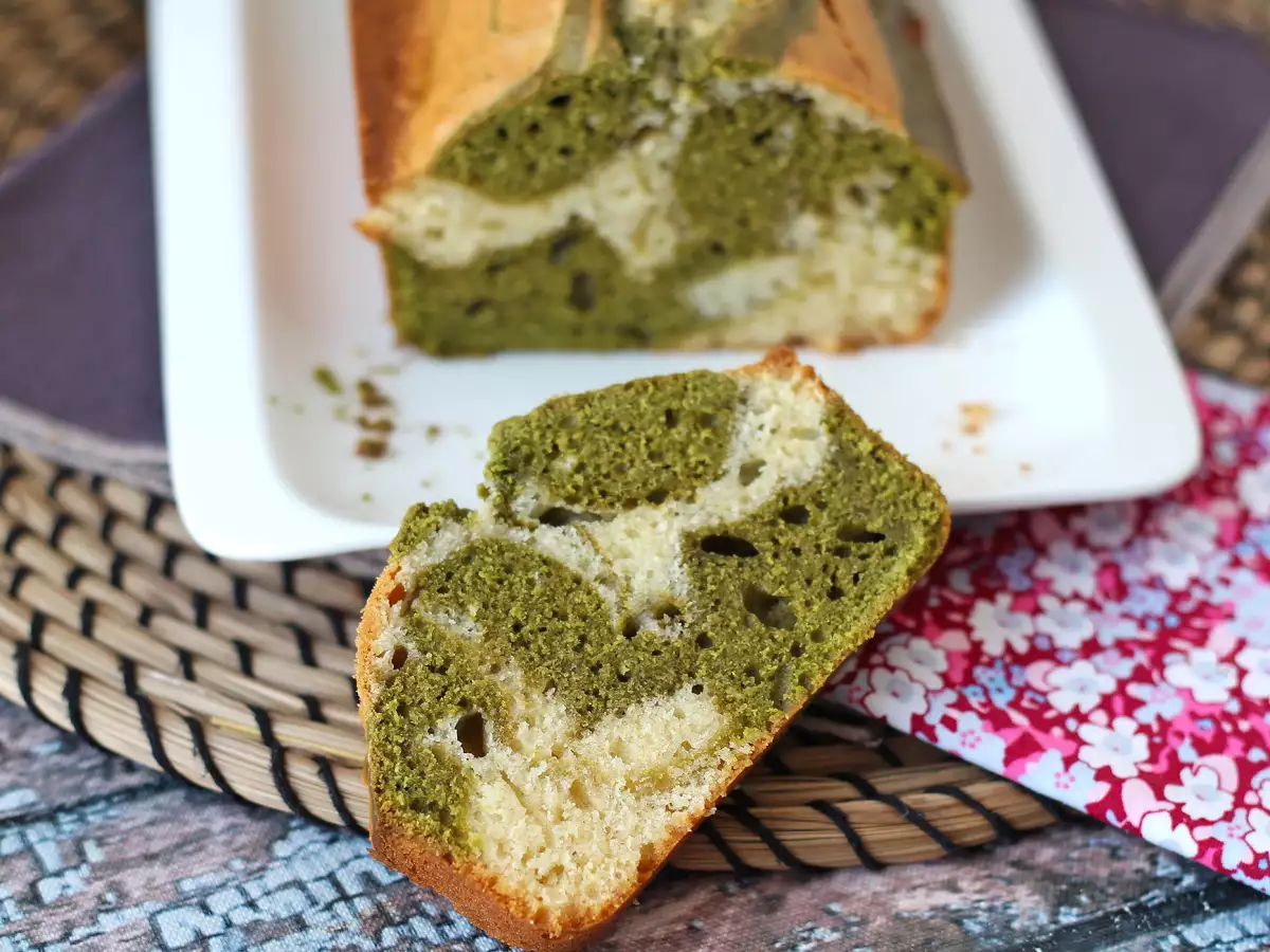 Recept Mramorová bábovka s matchou