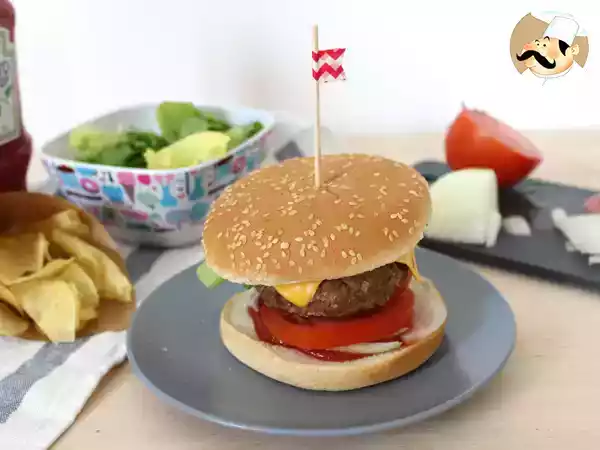 Recept Hovězí hamburger
