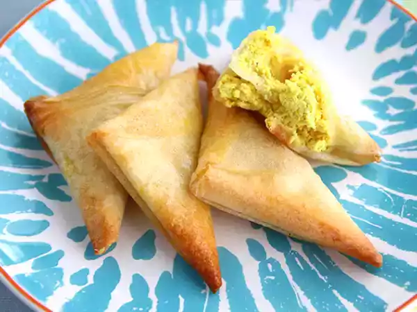 Recept Samoussas s kari