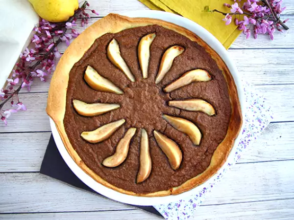 Recept Koláč s hruškami a čokoládou
