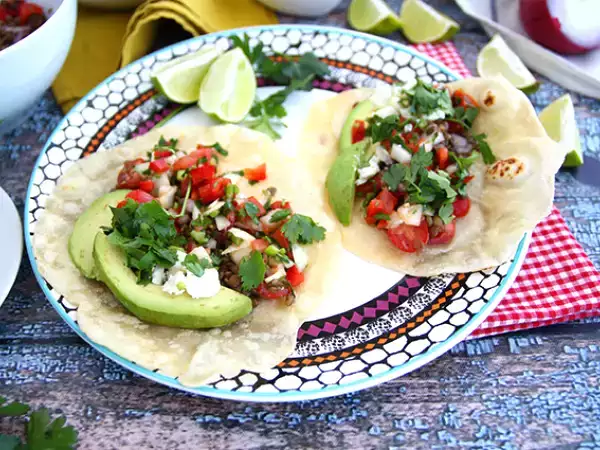 Recept Vegetariánské tacos s čočkou
