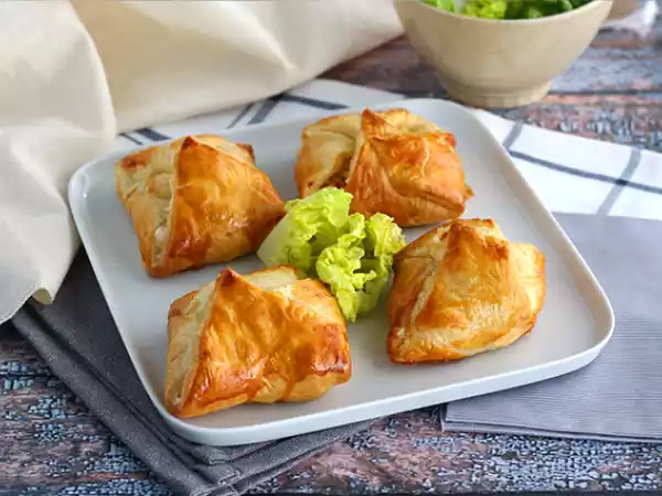 Recept Fagottini s uzeným lososem a kozím sýrem