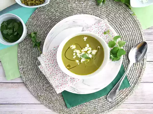 Recept Rychlá studená hrachová polévka