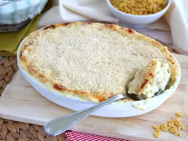 Recept Mac and cheese, americký sýrový gratin