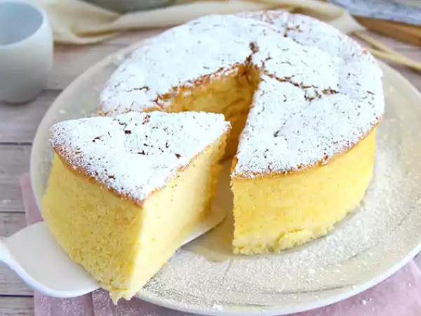 Recept Japonský tvarohový koláč (lehký a vzdušný)