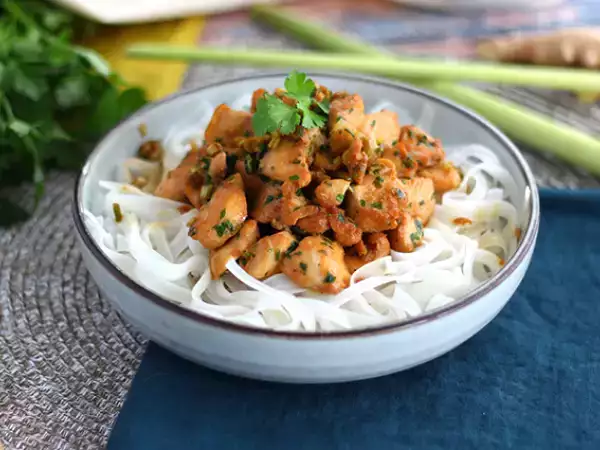 Recept Kuře se zázvorem a citronovou trávou