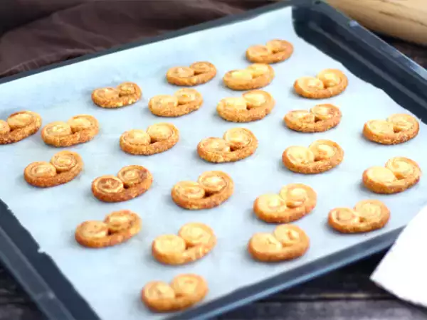 Recept Rychlé a snadné palmiers z listového těsta