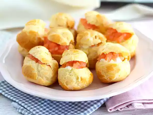 Recept Lososové choux