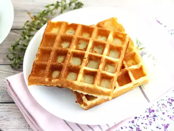 Recept Lehké a křupavé vafle