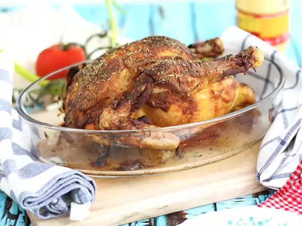 Recept Kuře v krustě z hořčice a provensálských bylinek