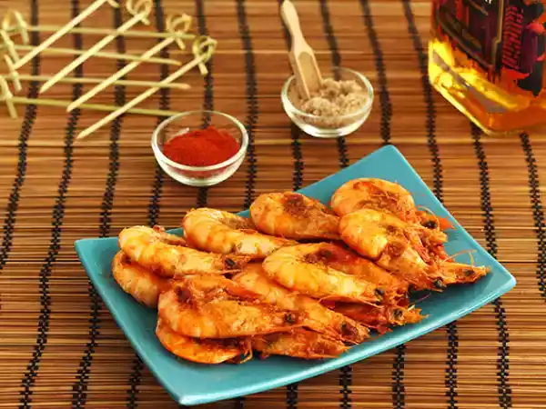 Recept Krevety flambované ve whisky, recept v detailech