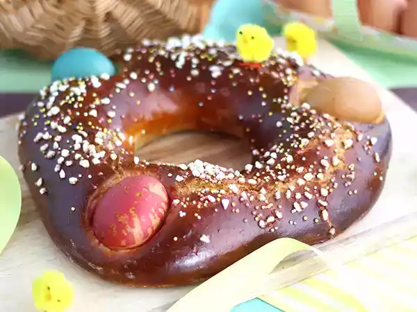 Recept Mouna, tradiční velikonoční brioška