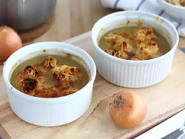 Recept Cibulová polévka, klasika