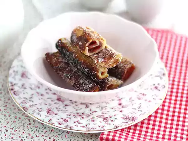 Recept Chlebové zábaly s džemem