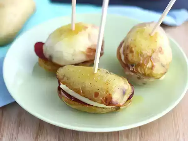 Recept Bramborový sendvič s raclette