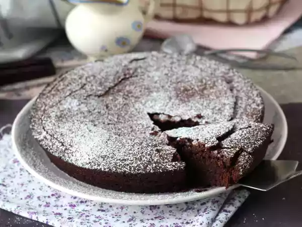 Recept Jednoduchý čokoládový dort