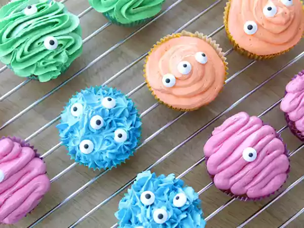 Recept Monstrózní cupcakes na halloween
