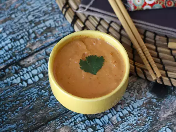 Recept Super uklidňující arašídová omáčka satay