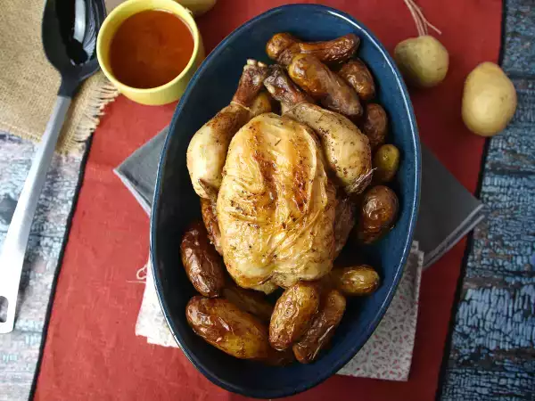 Recept Pečené kuře v moulinex multicook&fry: křupavé na povrchu, šťavnaté uvnitř!