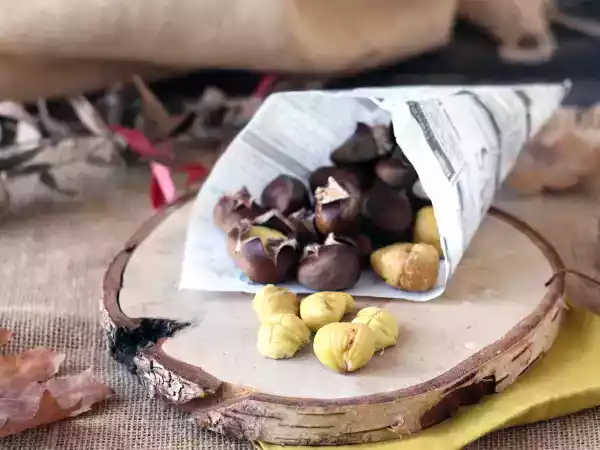 Recept Kaštany pečené ve fritéze na vzduchu