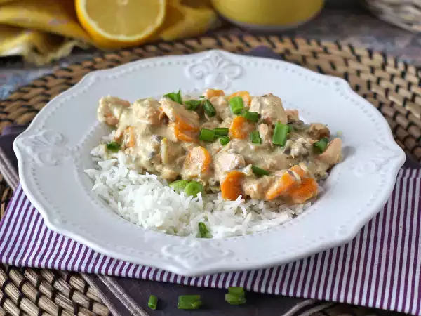 Recept Chutný dušený losos