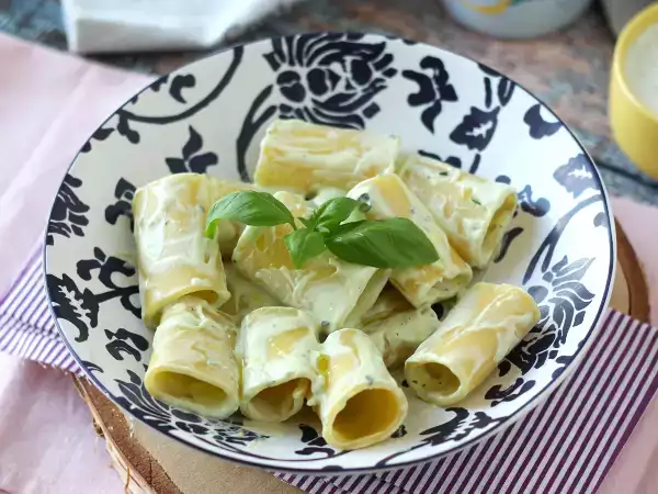 Recept Těstoviny s ricottovým krémem a bazalkou