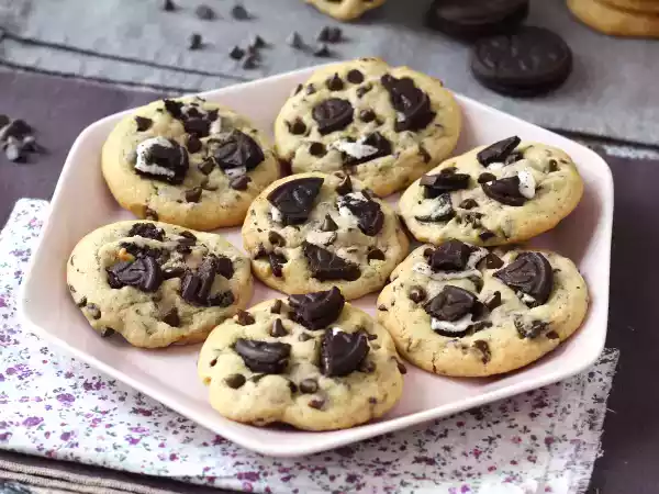 Recept Gurmánské sušenky s oreo!