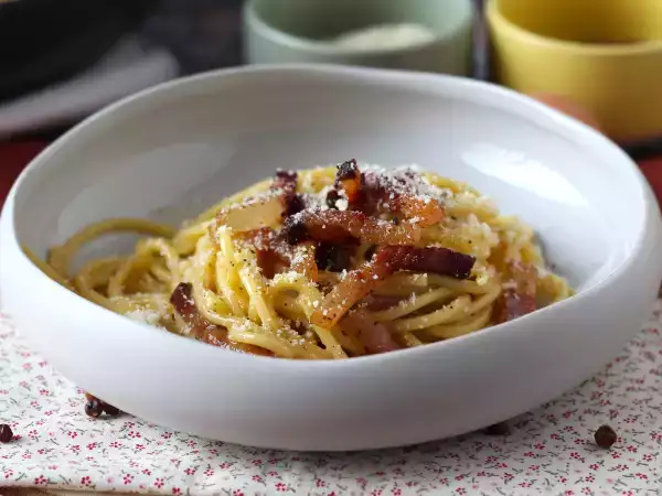 Recept Spaghetti alla carbonara, pravý italský recept na carbonara!