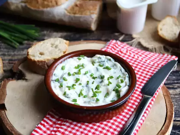 Recept Falešný sýr česnek a bylinky (veganský sýr na bázi sóji!)