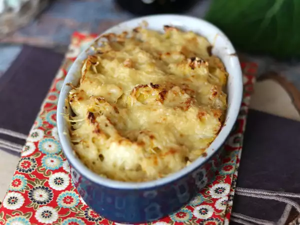 Recept Zapečená kapusta s bešamelovou omáčkou a sýrem