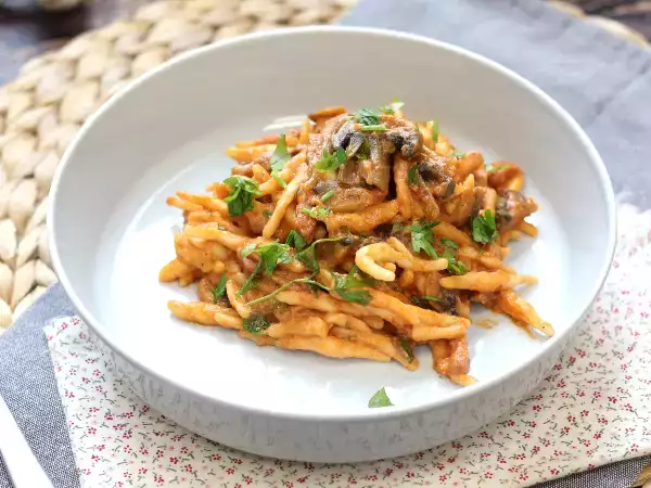 Recept Těstoviny alla boscaiola: ideální první chod na podzim a v zimě