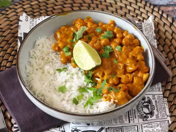 Recept Cizrnové kari, super gurmánský veganský recept