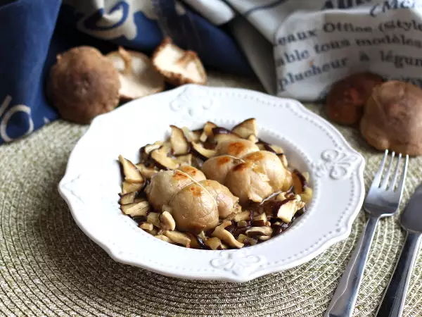 Recept Vepřové rolády s houbovou omáčkou