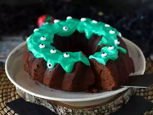 Recept Halloween bundt cake, lahodný čokoládový dort