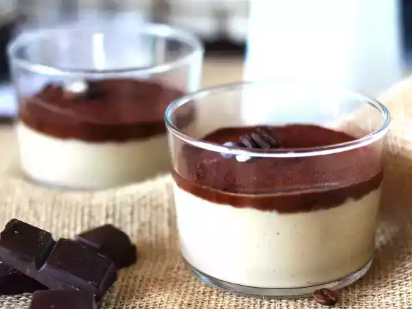 Recept Kávový krém s ganache a kakaem