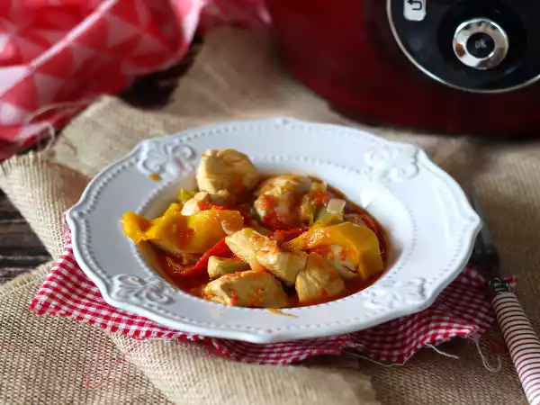 Recept Expresní kuře basquaise v cookeo