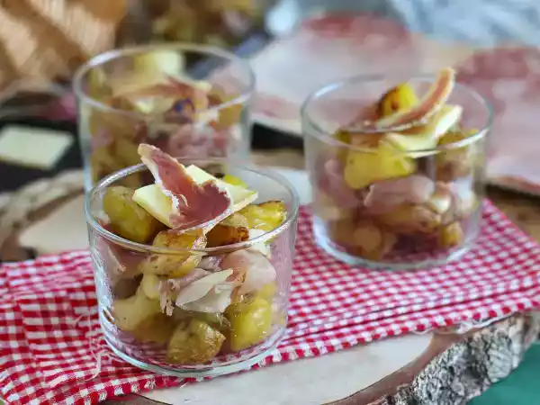 Recept Verrines s raclette (bez spotřebiče): i jako aperitiv