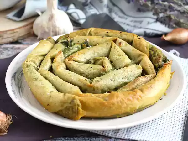 Recept Borek, turecký koláč se špenátem a sýrem