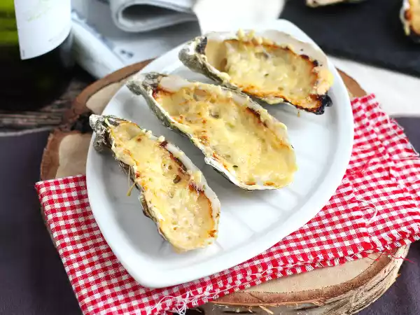 Recept Gurmánské ústřice au gratin