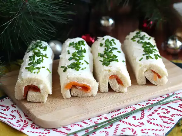 Recept Toasty vánoční polena