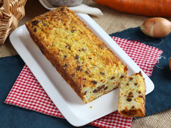 Recept Krupicový koláč s cuketou a mrkví