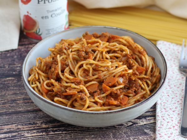 Recept Vegetariánské boloňské omáčky pro vaše špagety!